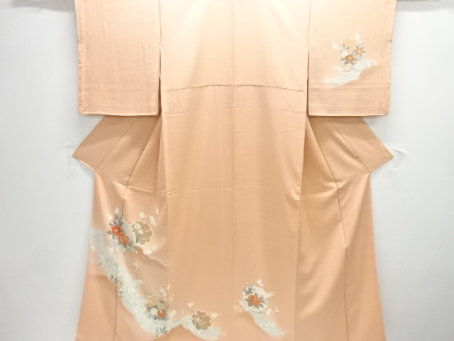 JAPANESE KIMONO / HOMONGI / KIKU & CAMELLIA